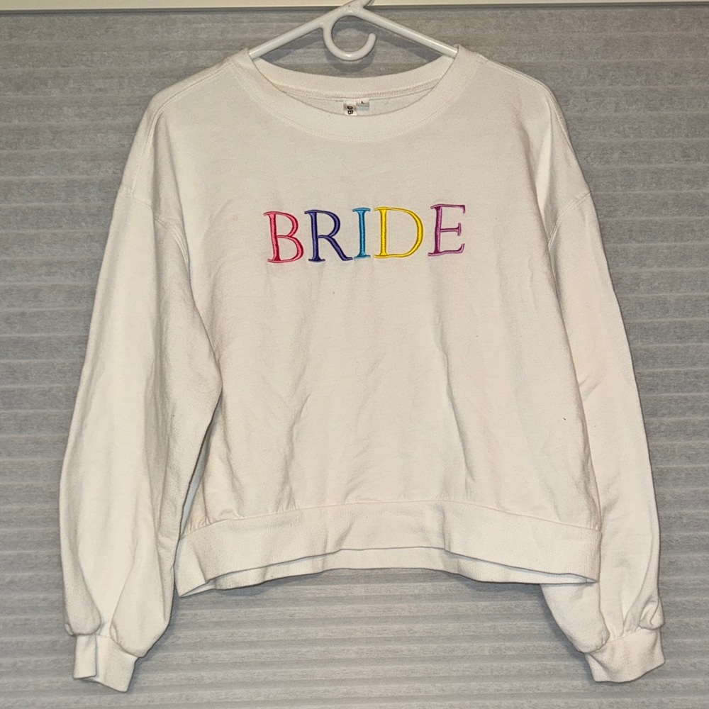 White Bride Sweatshirt